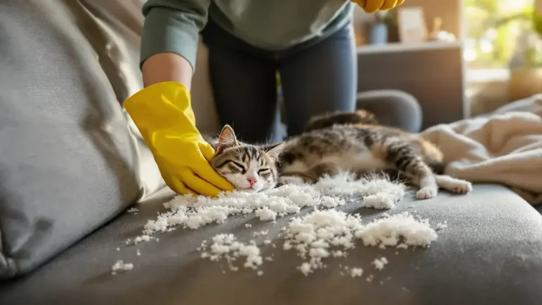 Deze eenvoudige tip om huisdierharen van de bank te verwijderen bespaart u kostbare tijd.