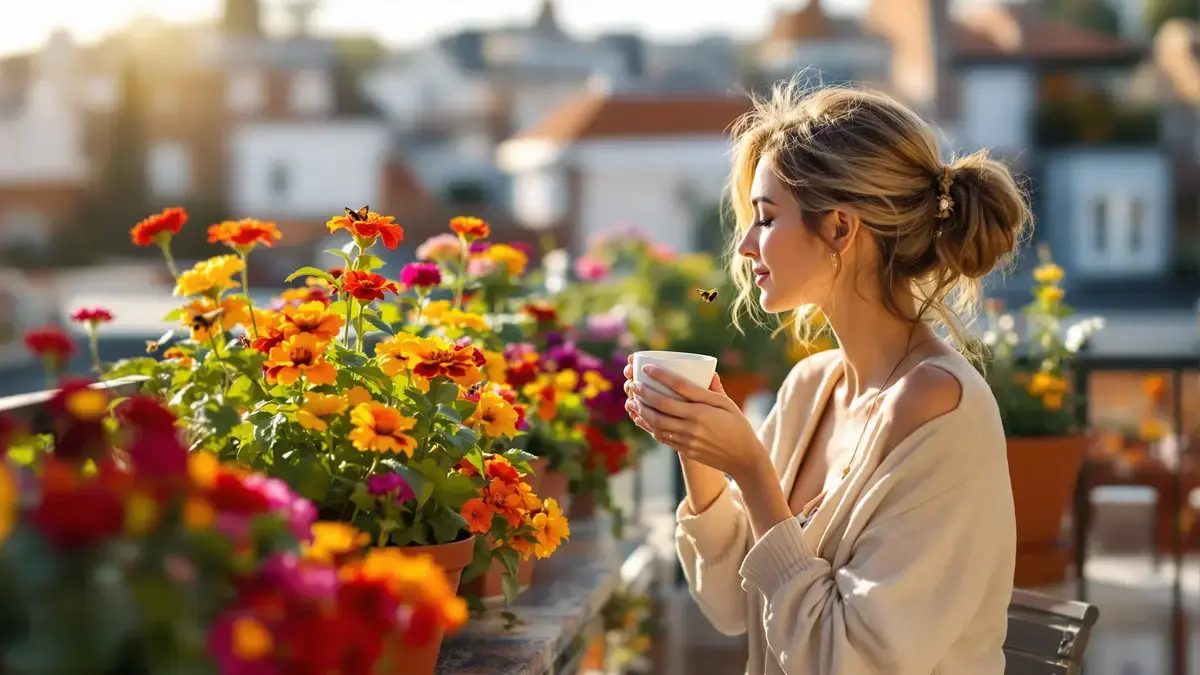 In januari geplant bloeit deze lantana dagelijks zonder veel moeite