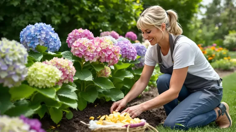 Verwelkte hortensia’s: onopgemerkt fruitafval kan zorgen voor 30% grotere bloemen